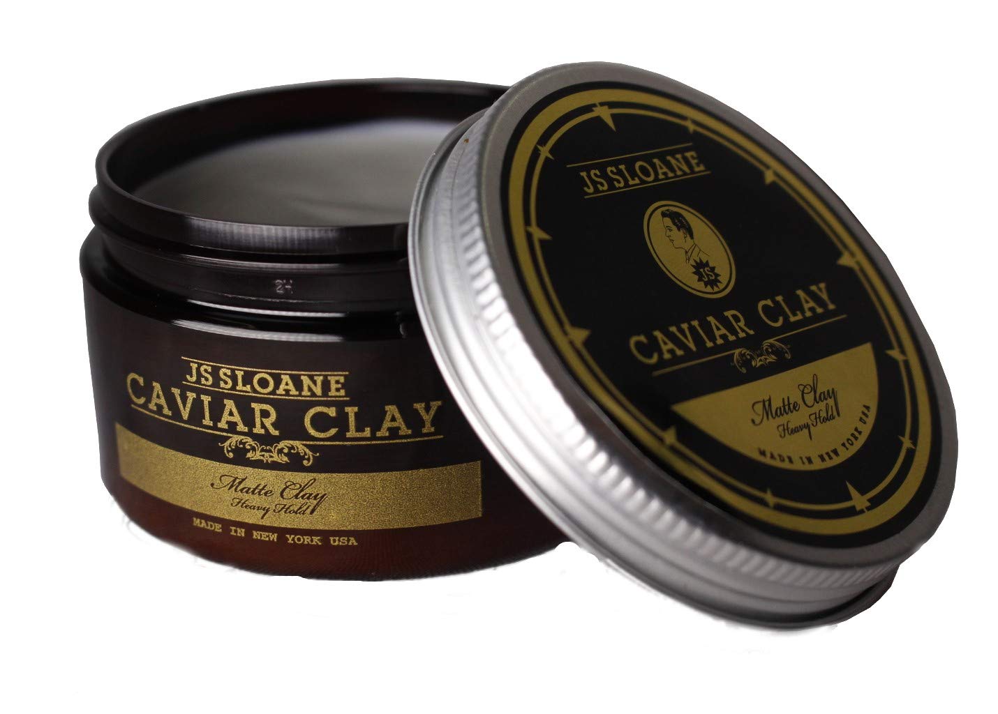 

J.S. Sloan Matte Clay Pomade (118g) - Lime, Sandalwood, Licorice & Citrus, Green, Floral - Water-Based Pomade, Hair Styling Wax, Hard Grease