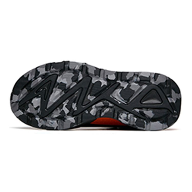 Anta Kids Battle Armor Sports Low-Top Running Shoes Kids sneaker Black Orange 312218805-3