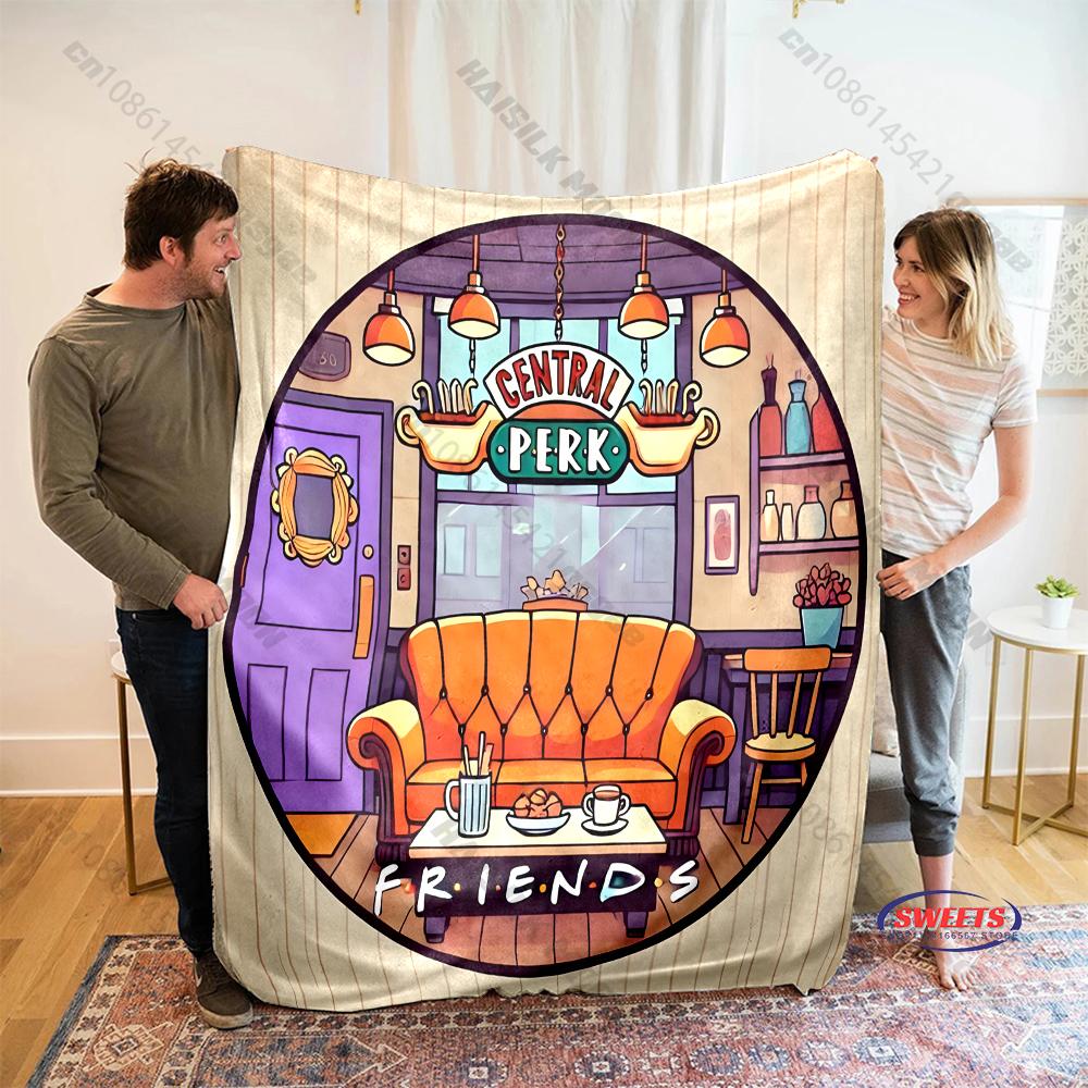 3D Classic Friends Theme Printed Blanket,Bedroom Living Room Sofa Chairs Bed Decor Blanket Wonderful Gift Blanket Fast Shipping