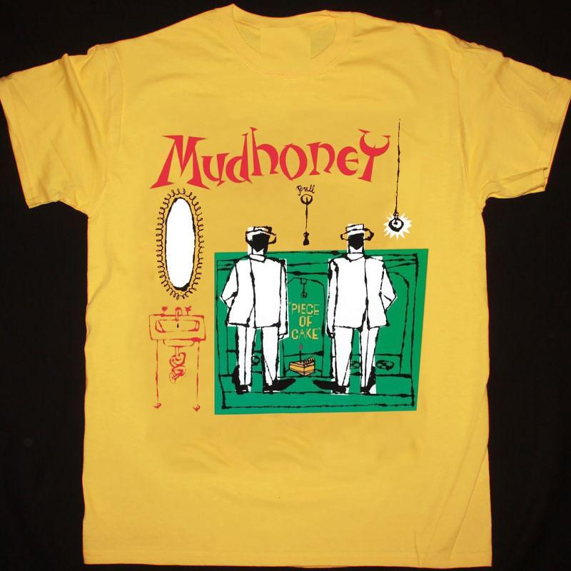 NEW Mudhoney Piece of Cake 2002 Gift For Fan Yellow All Size S-5XL Shirt BT362 Unisex T-Shirt XL