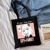 Spy x Family Anime Canvas Tote Bag - Harajuku Shoulder Bag for Students and Shopping