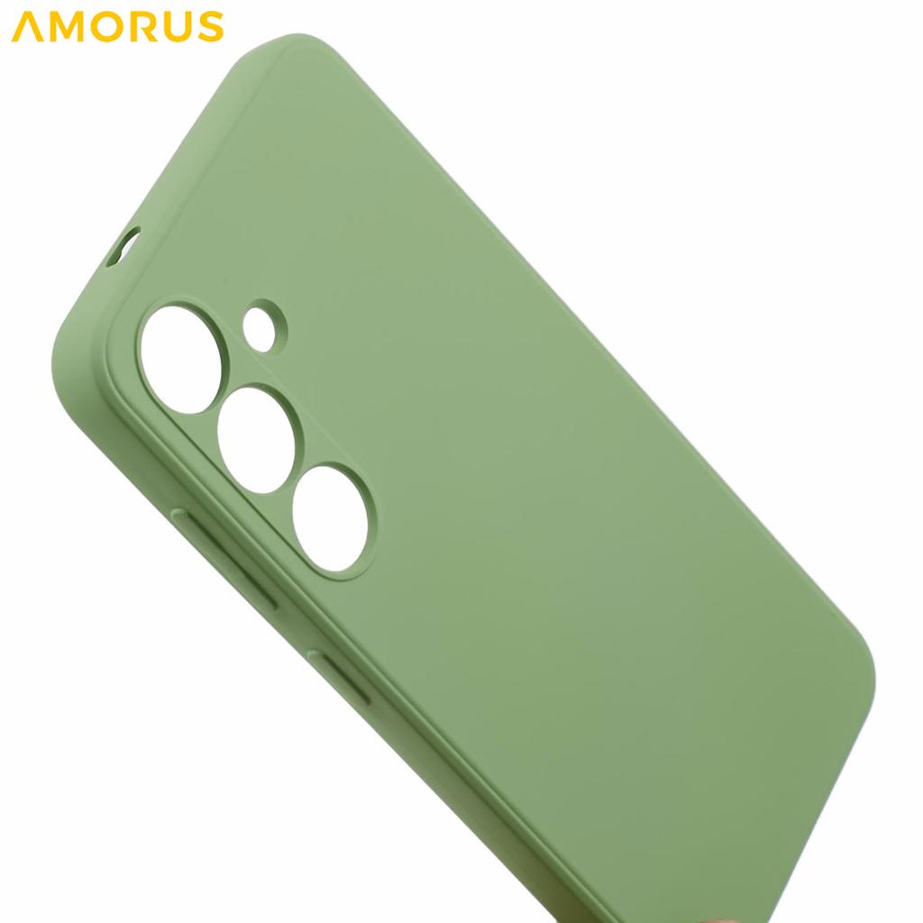 For Samsung Galaxy S24+ Case Precise Cutouts TPU Fiber Lining Shockproof Phone Cover