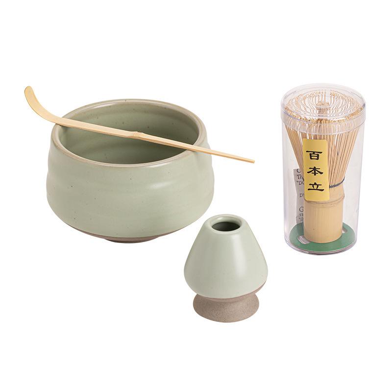 Teegeschirr Matcha-Werkzeuge Japanische Zeremonie Matcha-Anzug Schneebesen Matcha Grüner Tee Chasen Halter Ständer Schalen Tablett Teller Zubehör