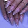 Detachable Valentine's Day French Fake Nails Christmas Full Cover Press on Nails Wearable Manicure Nail Tips Girl
