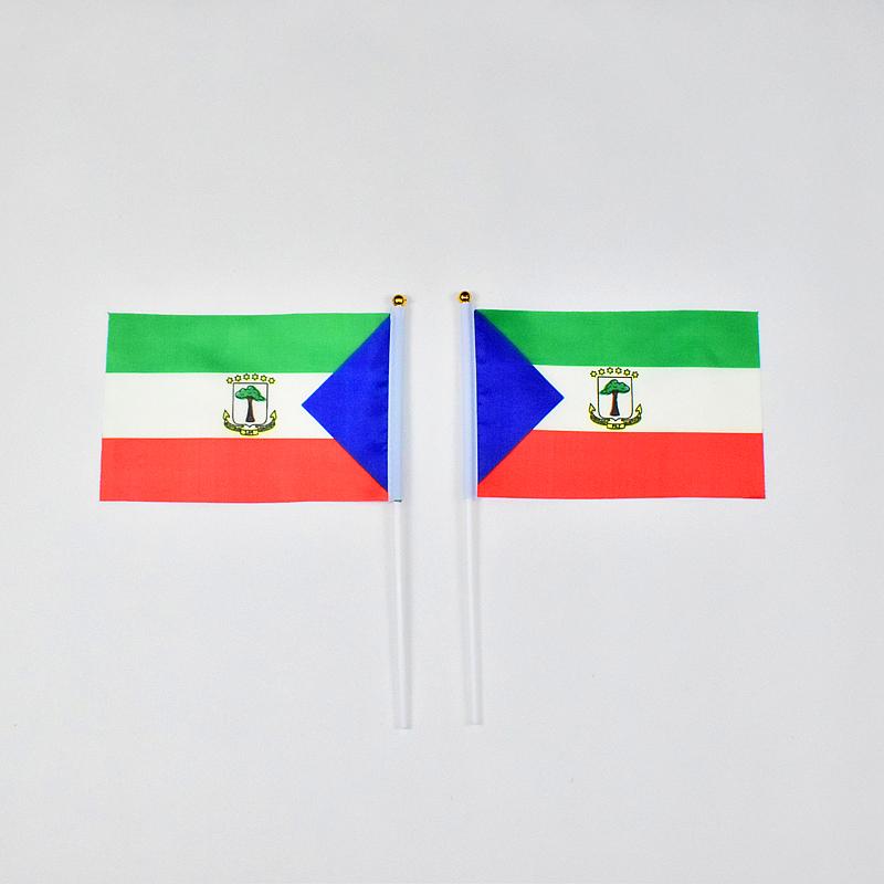 Equatorial Guinea 10pieces of 14*21cm hand-waving flags