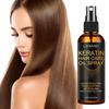 Keratin Hair Care Oil Spray-Heat Protection, Repair Dry And Damaged Hair,Moisturization, Frizz Control the Hair-Suitable for All Hair Types,100ml