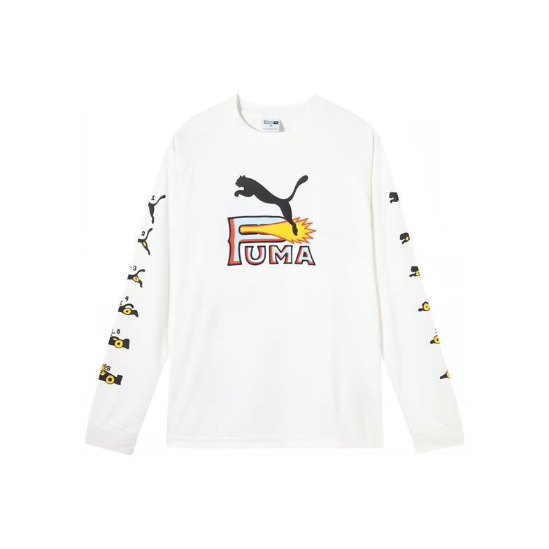PUMA Squad T Shirt Unisex White 631504-02 L