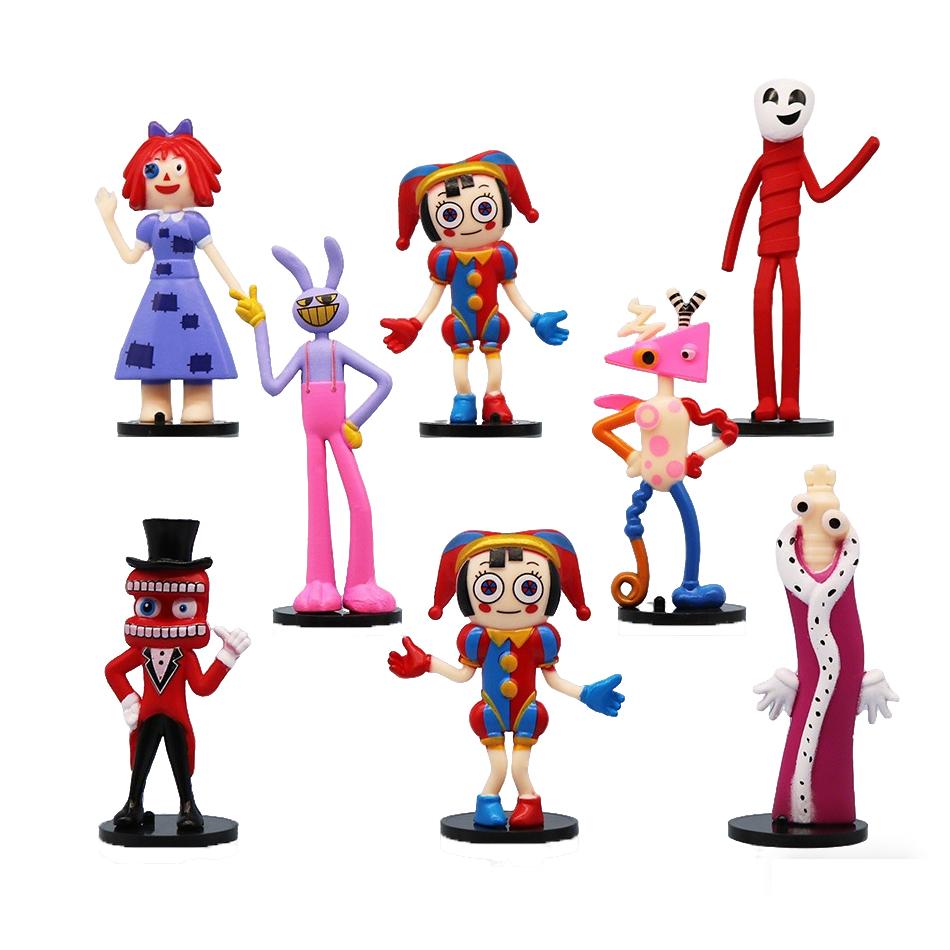 Gifts New PVC The Amazing Digital Circus Anime Figure Ragatha/Jax/Pomni Action Figure PVC Collection Decoration Model Doll Toys