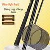 Carbon Super Hard Fishing Set: Landing Net, Rod, Head, Fish Keeper, Extra Hard Integrated Bare Rod