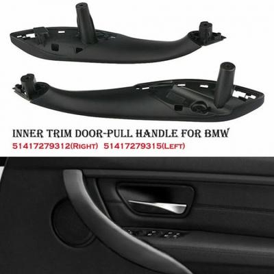 2PCS Inner Door Handle Trim Panel Pull Cover For BMW 3 4 Series F30 F31 F32 F34