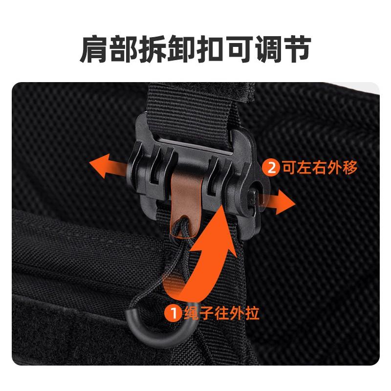 Lightweight Tactical Vest With Quick-Release System MOLLE Compatible Outdoor Training Hiking