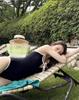 Bañador de una pieza con cordones estilo coreano – Sexy, adelgazante y elegante con cobertura de abdomen y hermoso diseño de espalda