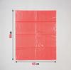 Japax Garbage 80cm X 65cm X Standard Poly Color Pack of 10 Bags, Red, 0.03mm Thick, 45L, Bags, Type, CCR45,