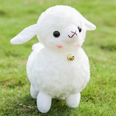 26CM DIDELĖ Ananaso Alpakos Miego Pagalvės Lėlė Iškamša Kawaii Balta Avies lėlė Festivalio Dovanos Vaikui Gimtadienio Kalėdinė Dovana