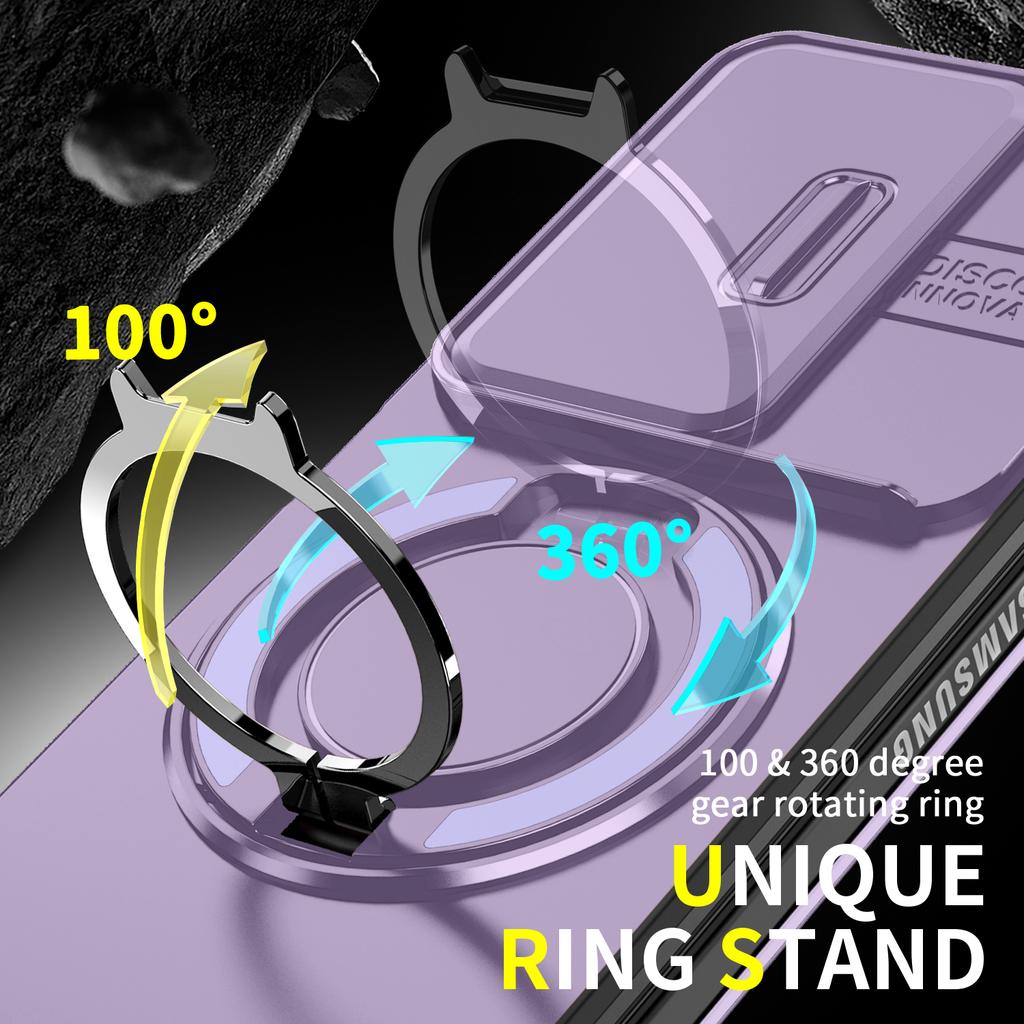 Heavy Duty Anti-Shock Luxury Kickstand Holder Case for Samsung Galaxy Z Fold7 5G Fold 7 Fold6 Fold 6 ZFold7 Protector Cover