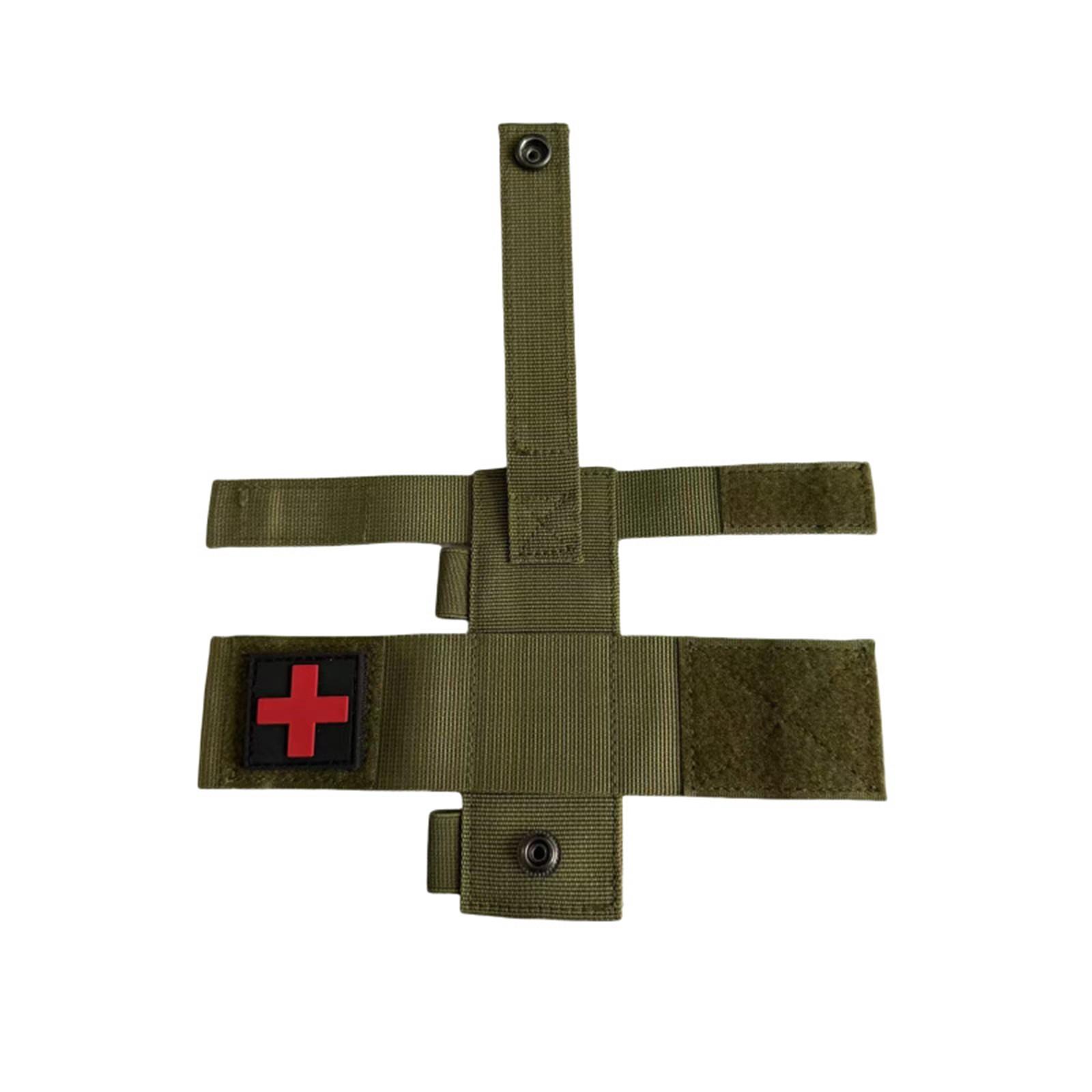 

Модернизированный чехол для жгута, держатель жгута, тайник для кровоостанавливающих средств при травмах. Жгут не входит в комплект One Size зелёный