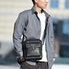 WEIXIER Bolso Bandolera de Cuero para Hombre Bolso Mensajero Clásico Impermeable Maletín Bolso Satchel Bolso de Viaje