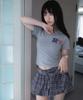 ROSEFRANTZ Dot Heart Cotton T-Shirt [Gray]