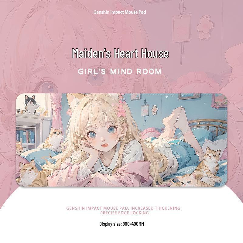 Sailor Moon XL Mouse Pad: Cute, High-Value Office Keyboard Mat Featuring Anime Girls