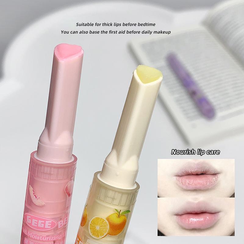 GEGE BEAR Hydratační tyčinka na rty Reduce Lip Lines Ovocný balzám na rty Sada lisovaných balzámů na rty hydratuje a rozjasňuje barvu rtů