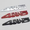 3D Metal 4WD FULL TIME Side Fender Emblem Rear Trunk Boot Badge Sticker Decals For Jeep Honda Ford Toyota Land Cruiser AMS1