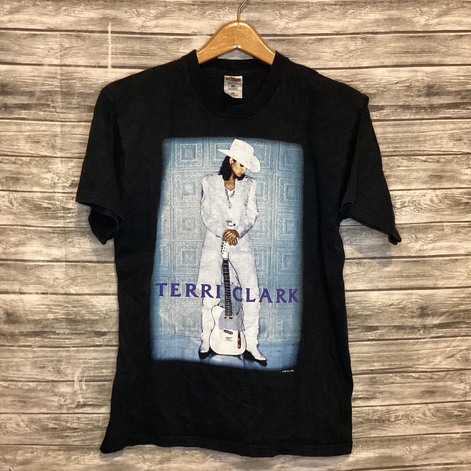 Vintage Terri Clark Shirt Mens Large Black How I Feel Tour Country Music Tee 90s Unisex T-Shirt XXL