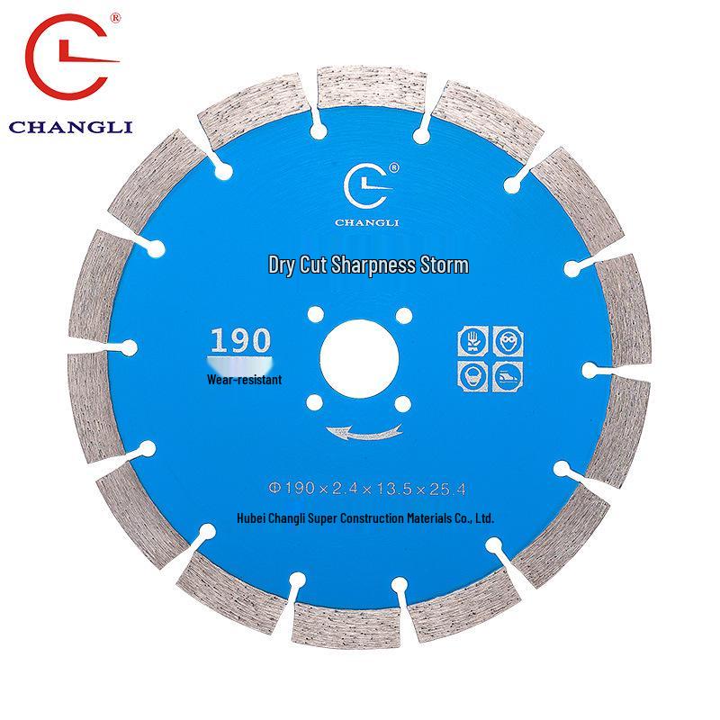 Storm Diamond Cutting Blade: Dry, Irregular Shape, Sizes 190/230/250 for Stone Engraving & Grinding