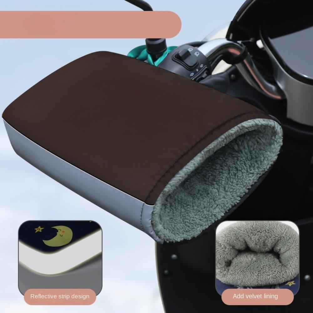 Windproof Electric Vehicle Warm Gloves Breathable Scooters Hand Guards  Cycling Driving