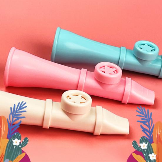 Plastic Kazoo with Lanyard for Kids Adults Easy To Learn Kazoo Flute Musical