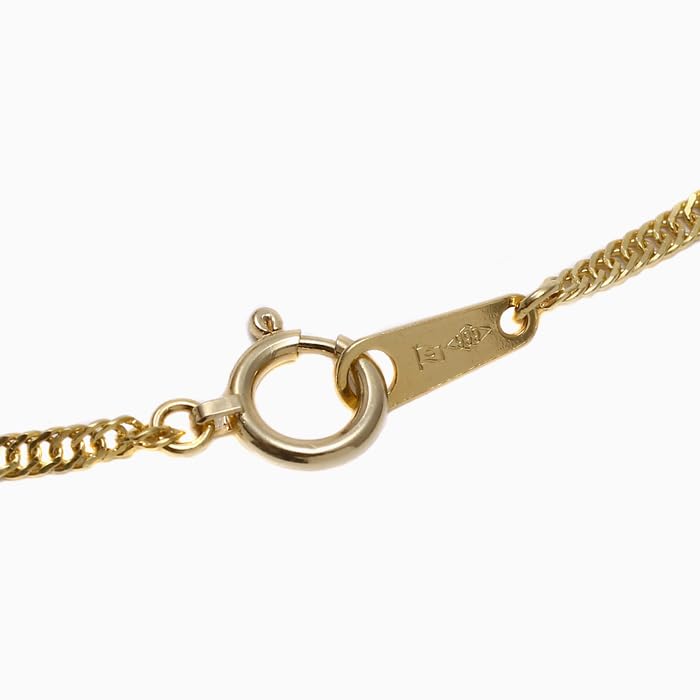 Walk Reines Gold Halskette mit Schraube 24K Gold [Schmuck Shinsaibashi] Kette, 42cm, 3.2g,