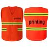 Multi-Pocket Reflective Vest for Sanitation & Construction with Printing