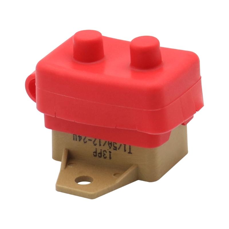 Auto Reset Breakers Overcurrent Protector 5A 12/24V Applications Plastic Winged Mounting Base With #10-32 Bolt Mounting