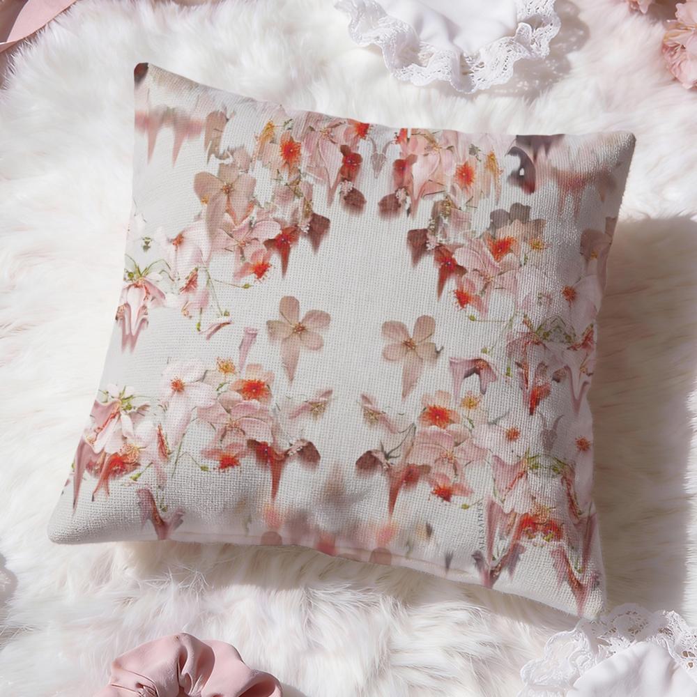 Classic A-AllsaintsS Floral Cushion Cover Premium Comfort Reversible Pillow Cove -Two in One Design for Any Room & Car Interior