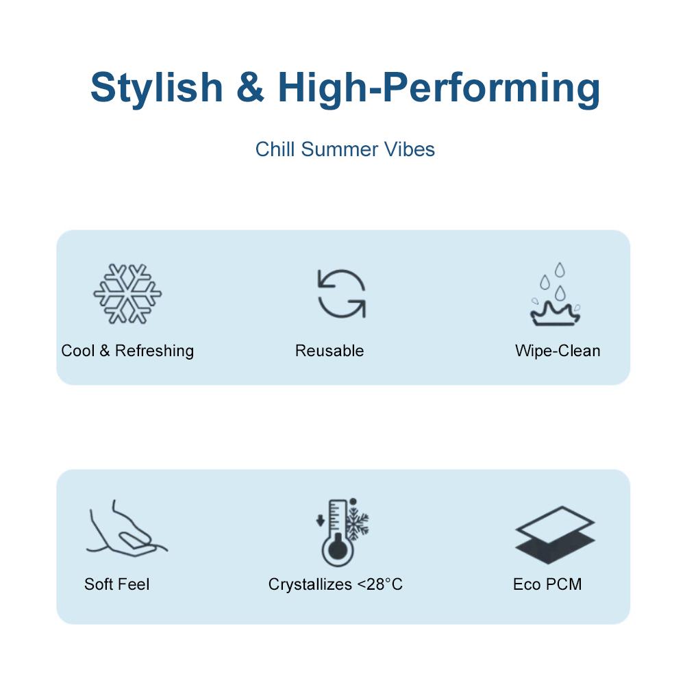 Summer Neck Cooling Tube Wearable Neck Cooler Portable Neck Wrap Collar Lightweight Ice Cold Ring Outdoor Heatstroke Prevention