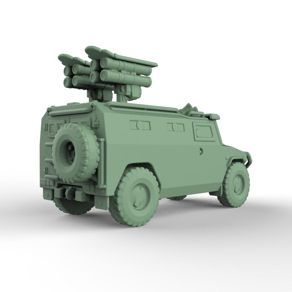 SS200385 1/200  Military Model Kit Russia 9P163-3 Kornet-Em  Armoured Vehicle