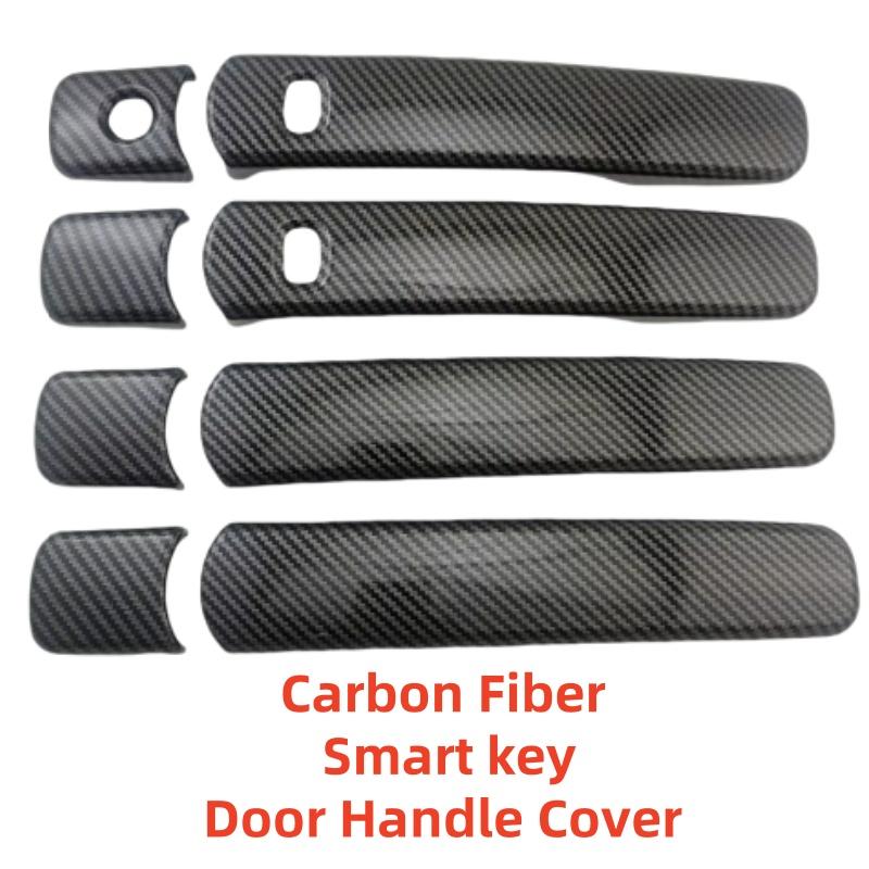For NISSAN X-Trail XTrail T33 2008 2009 2010 20112013 Qashqai Black Carbon Car Accessory Door Handle Bowl Cover Trim Paste Style
