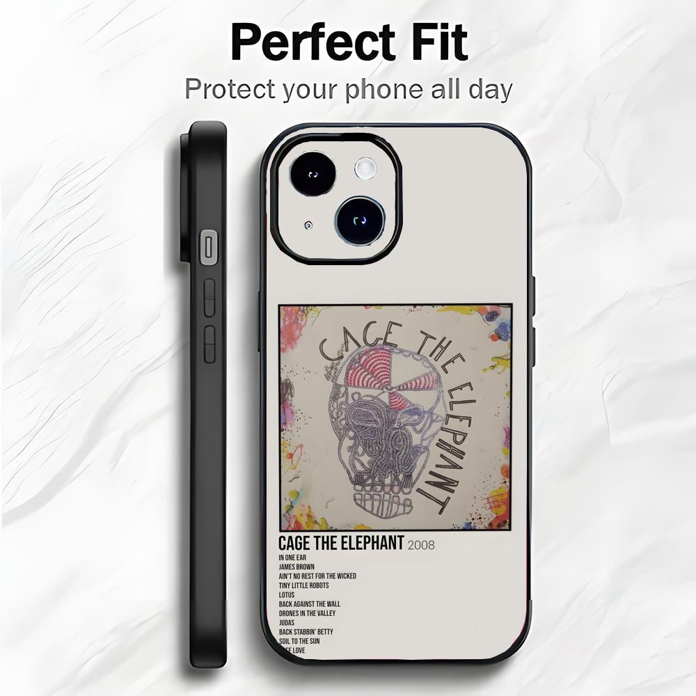 

Rock Album C-Cage the Elephant Phone Case Phone Case Soft Packaging Lightweight For iPhone17 16 15 14 13ProMax iphone12promax