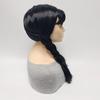 Wednesday Addams Cosplay Synthetic Wig for Halloween Christmas Anime Party April Fool's Day TV Series Inspired Costume Accessory