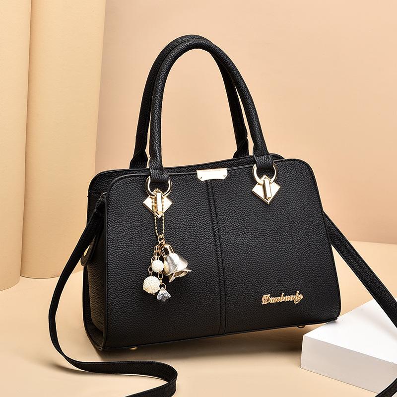 New bag temperament women's bag retro European and American large-capacity handbag women's bag shoulder bag messenger bag bags