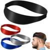 Silicone Hairline Cutting Guide Band Curved Edge Adjustable Fit For Home Diy Haircut Barbershop Use
