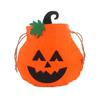 Reusable Halloween Bag Drawstring Pumpkin for Kids, Trick or Treat Candy Bag, Spooky Sack Non Woven Fabric Goodie Party Favors Favor