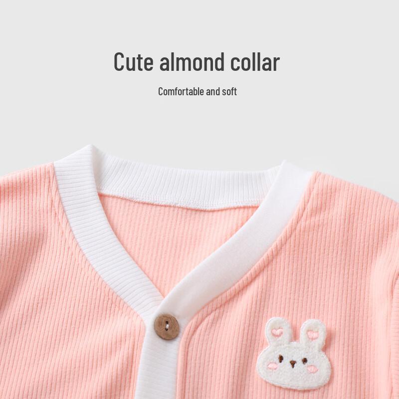 Youqi Baby Unisex Long-Sleeve Front-Open Jacket