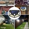 Multifunctional Solar Lamp Outdoor Garden Decoration Solar LED Light Waterproof Sunlight Powered Spotlight with Motion Sensor
