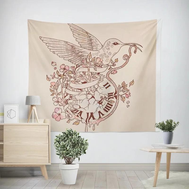 Modern Room Decoration Household Items Wall Hanging Aesthetic Bedroom Wall Art Large Fabric Tapestry Nordic Morandi Abstract