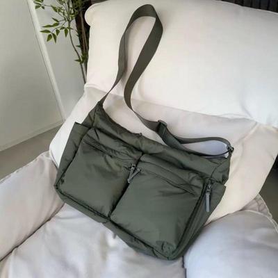 Youjia Damen Canvas Schulter-Umhängetasche - Frühling/Sommer Leichte Luxus Tragetasche