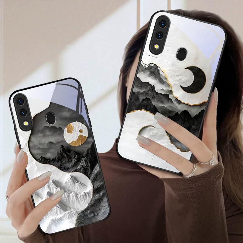 Snow Mountain Cluster For Samsung Galaxy A20 A20s 21s A22 A23 A24 A25 A26 A42 A90 A50 A55 52s A56 A70 A71 72 Glass Phone Case