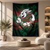 Decorative Tapestry,South Sydney Rabbitohs Printed Wall Art, Lightweight Wall Hanging For Bedroom Background