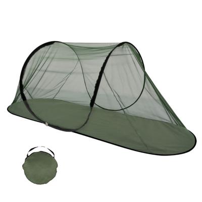 Boats Shape Tent Single Outdoor Camping Mosquitoes Mesh Tent Breathable Hand Throwing Extended Net for Camping, Fishing