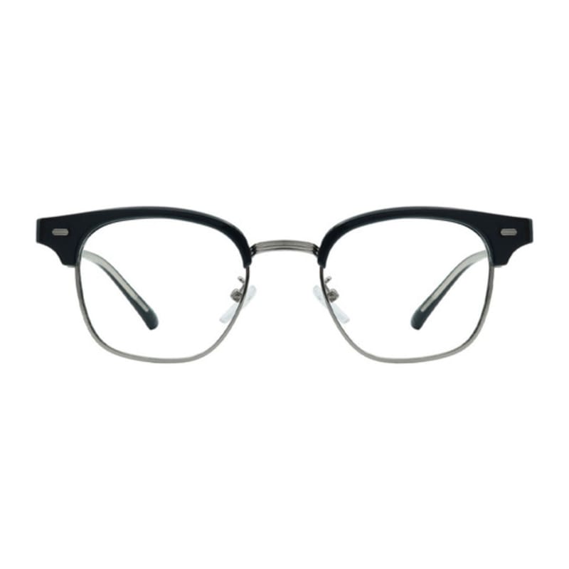 

oart Anton BLACK SILVER gold-rimmed glasses black silver