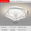Smart Silent Ceiling Fan Light with Variable Frequency for Modern Bedrooms